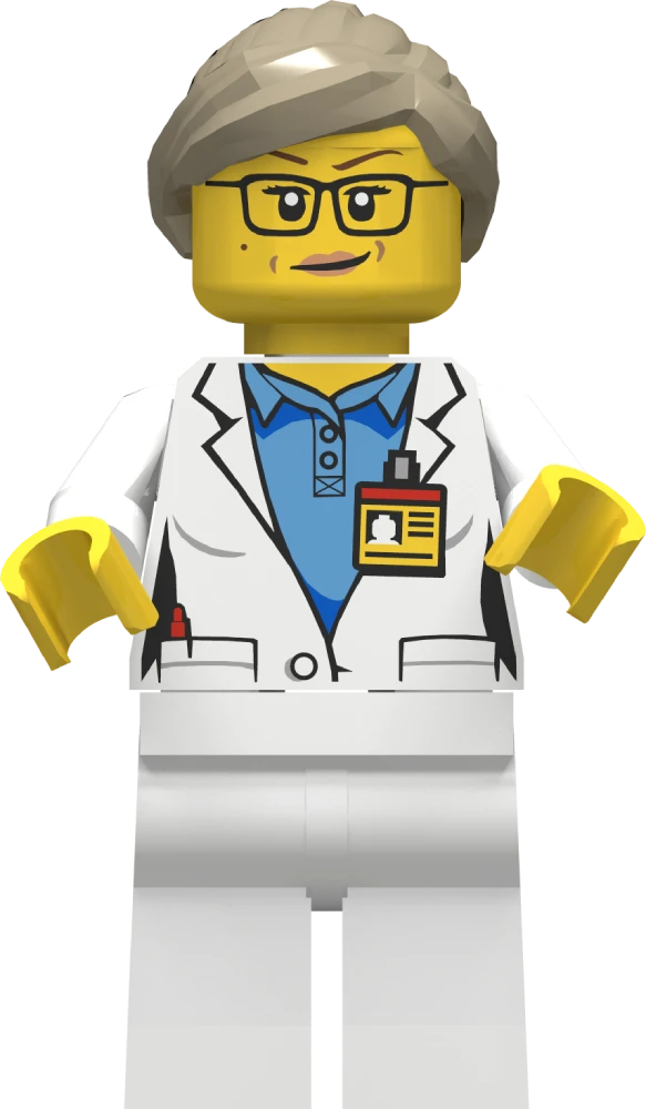 Lab Lego Minifig Front