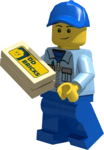 Lego Minifig Delivery DD Bricks Guy