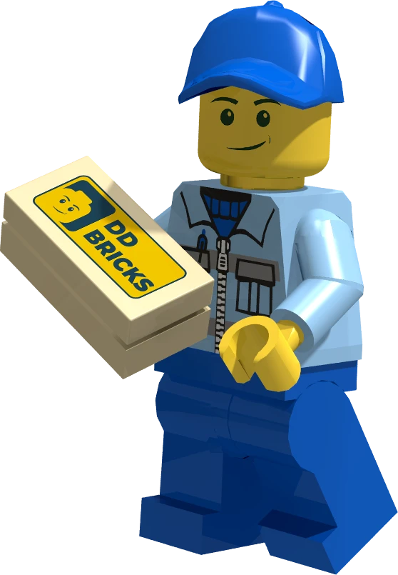 Lego Minifig Delivery DD Bricks Guy