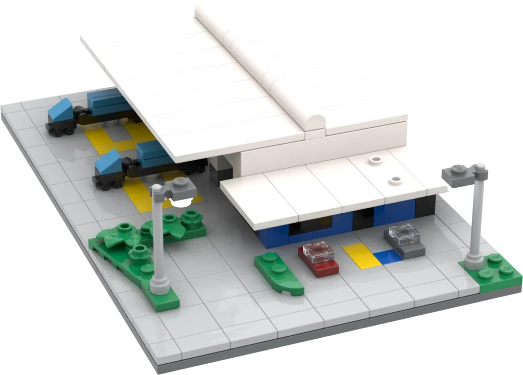 Lego Warehouse Micro Scale