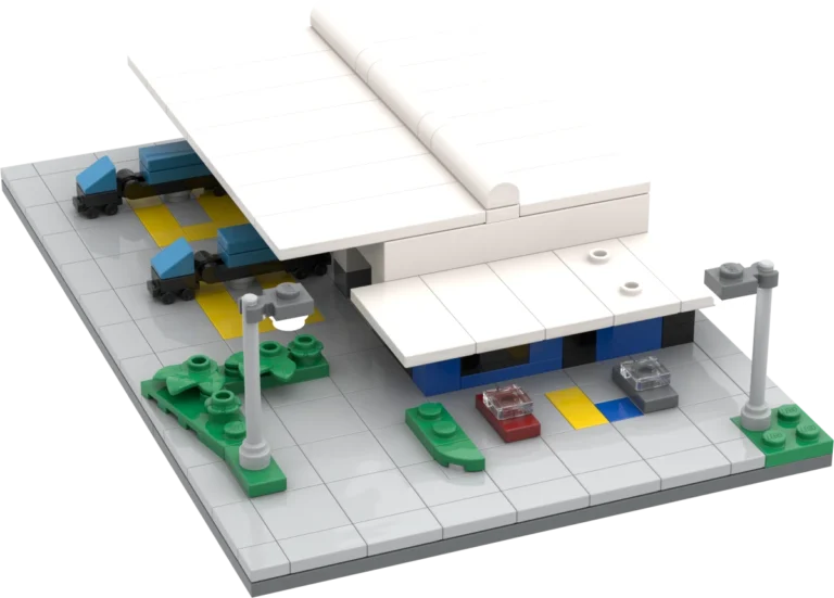 Lego Warehouse Micro Scale