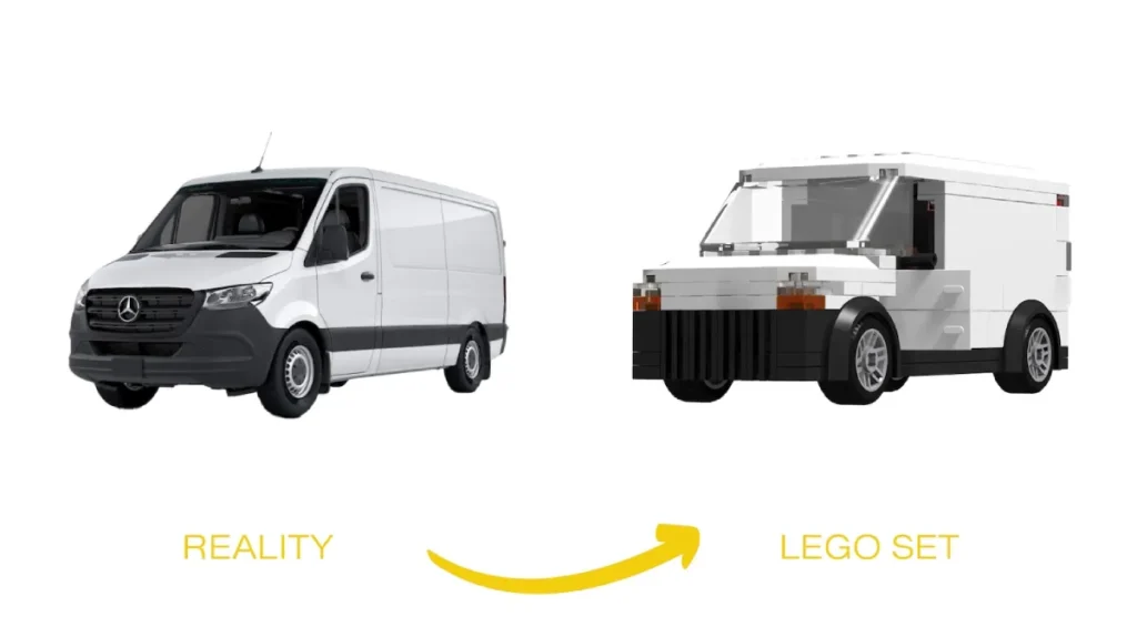 Van Reality vs Lego set